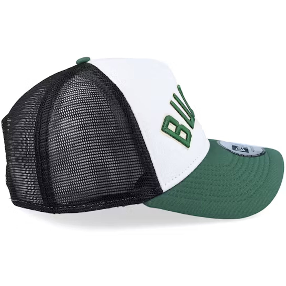 New Era - Team Colour Block Bucks Trucker Cap - Green/White