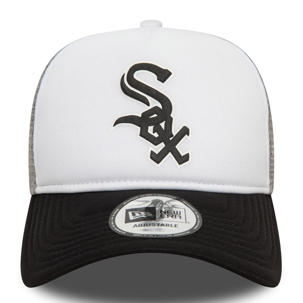 New Era - White Sox MLB Logo Foam Trucker Cap - Black