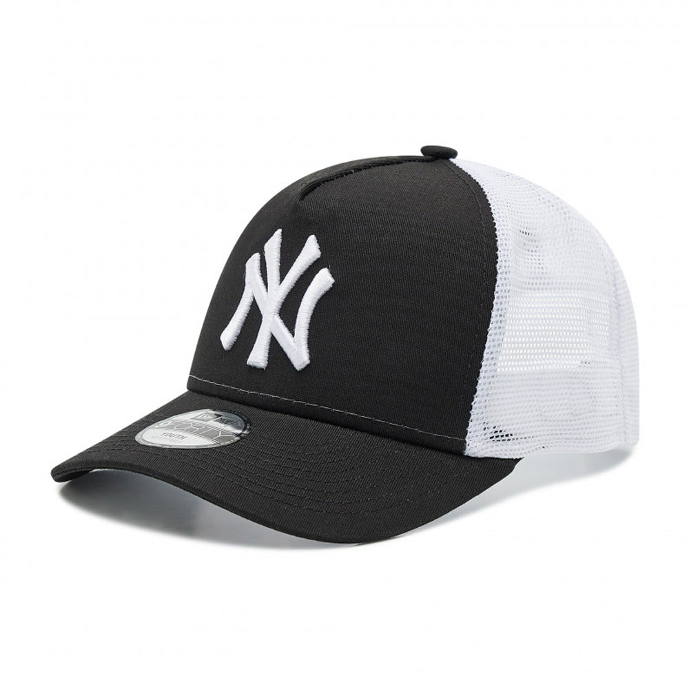 New Era - Youth New York Yankees Trucker Cap - Black/White