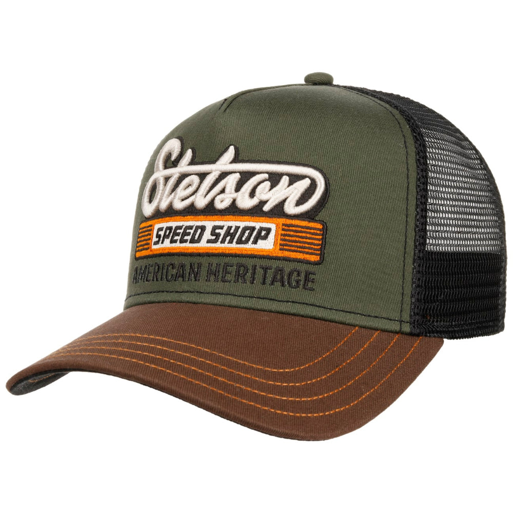 Stetson - Speed Shop Trucker Cap - Green/Black