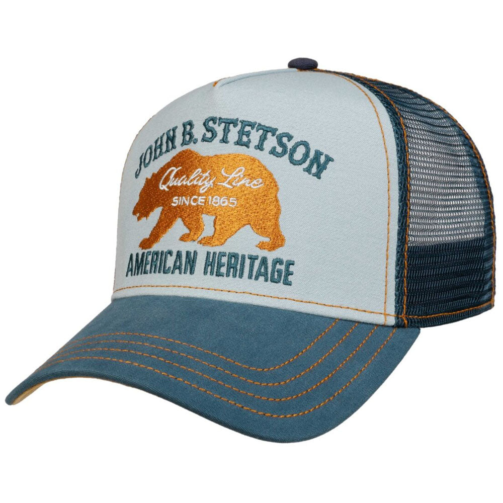 Stetson - Bear Trucker Cap  - Blue