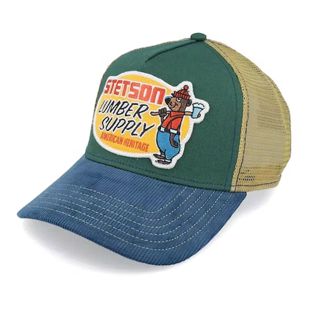 Stetson - Lumber Supply Trucker Cap - Blue/Green