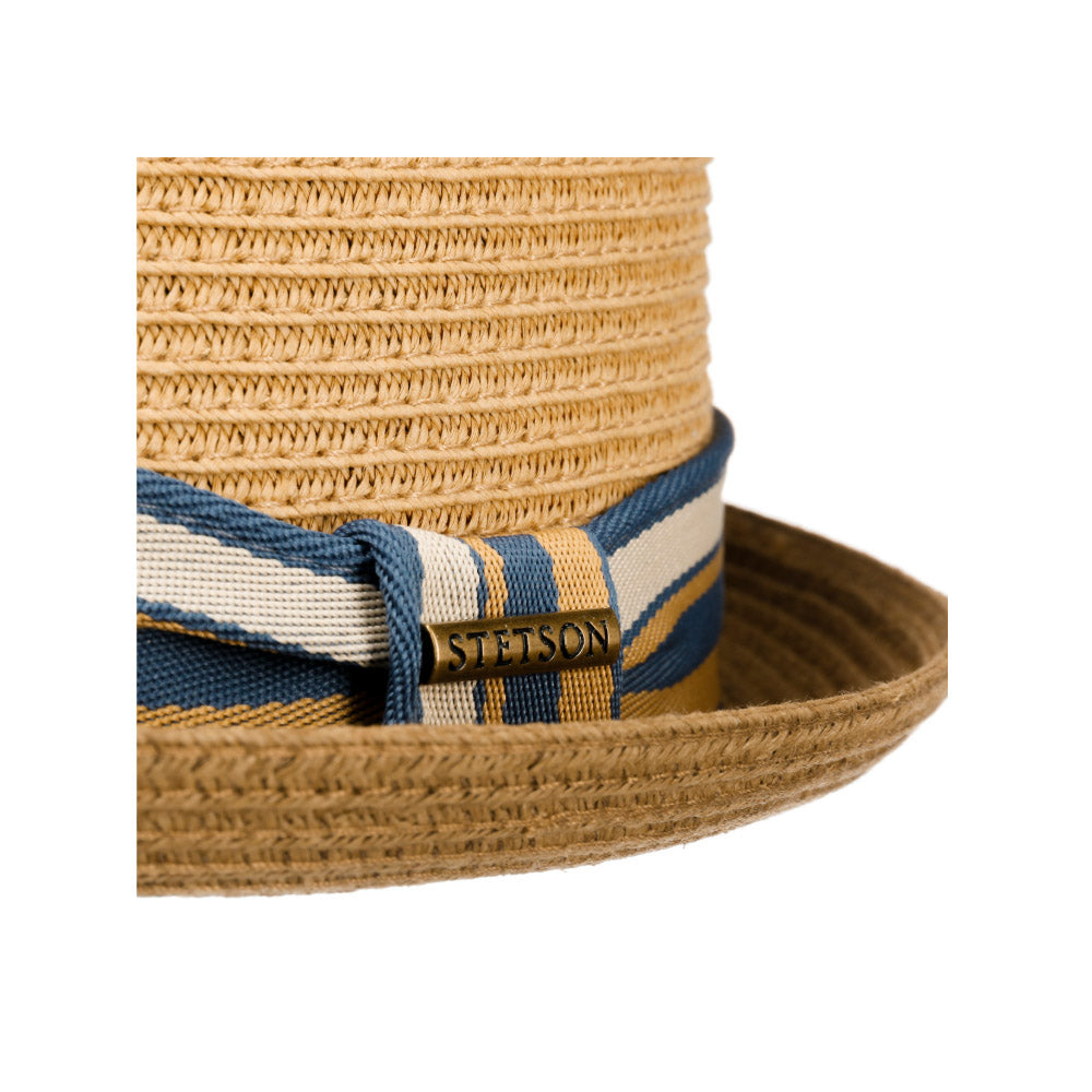 Stetson - Toyo Pork Pie Straw Hat - Brown