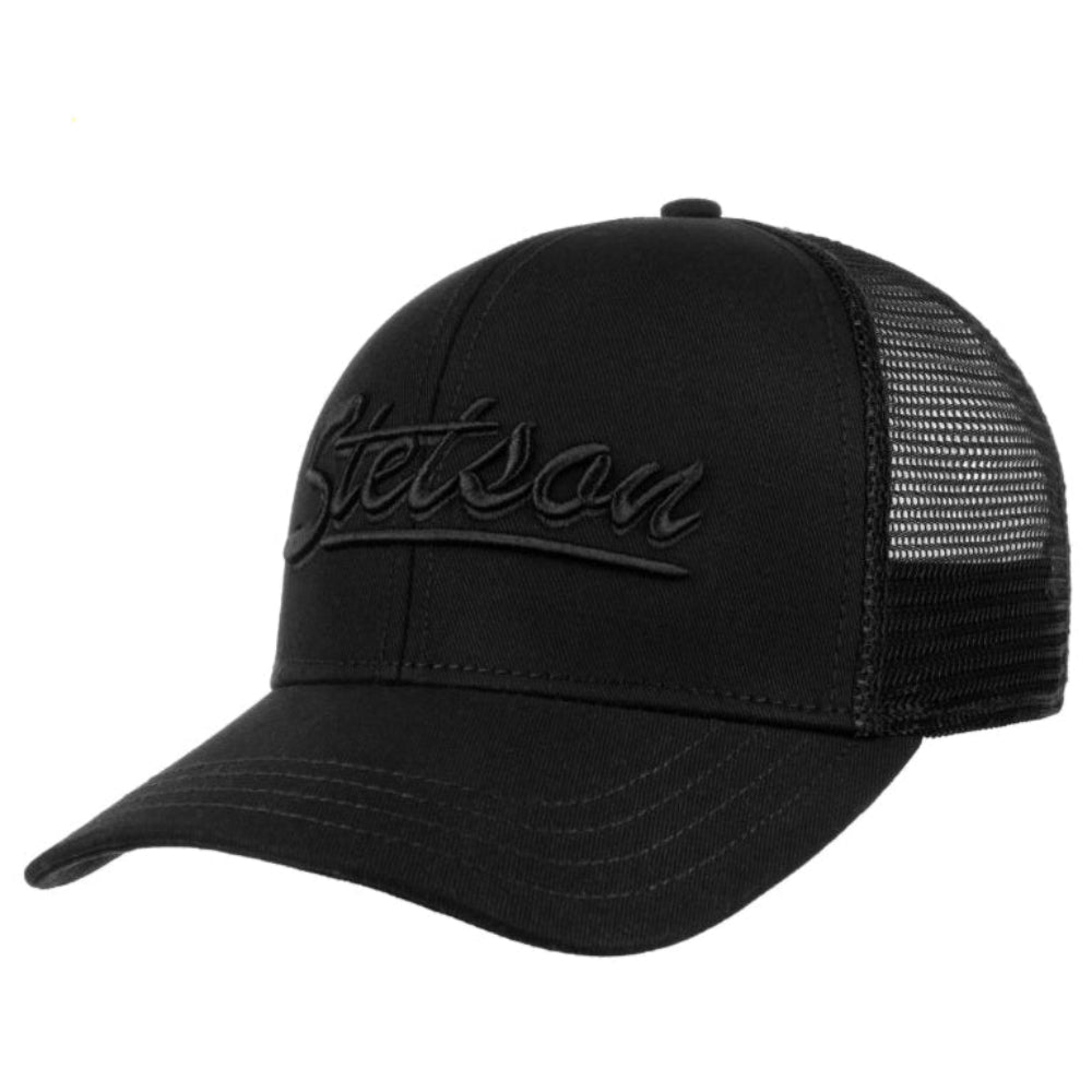 Stetson - Monochrome Trucker Cap - Black