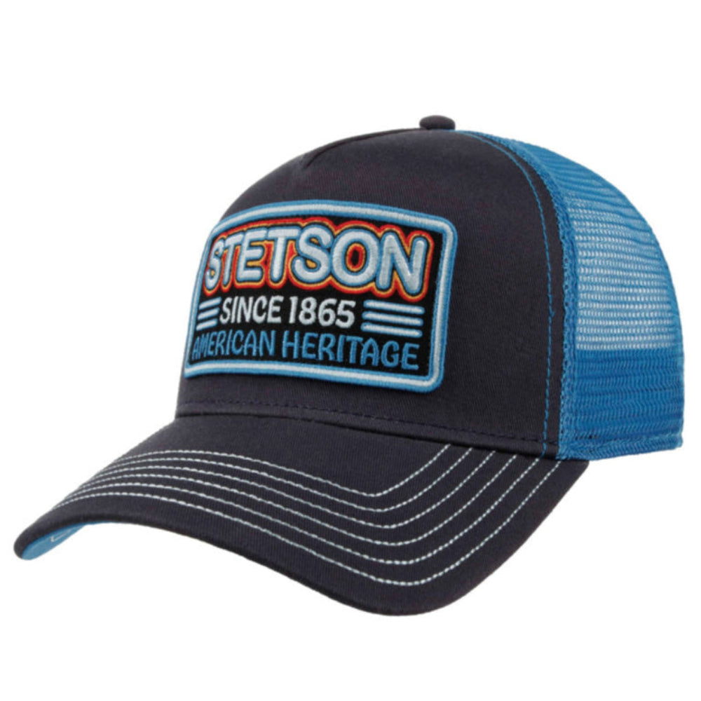 Stetson - Glow In The Dark Trucker Cap - Blue