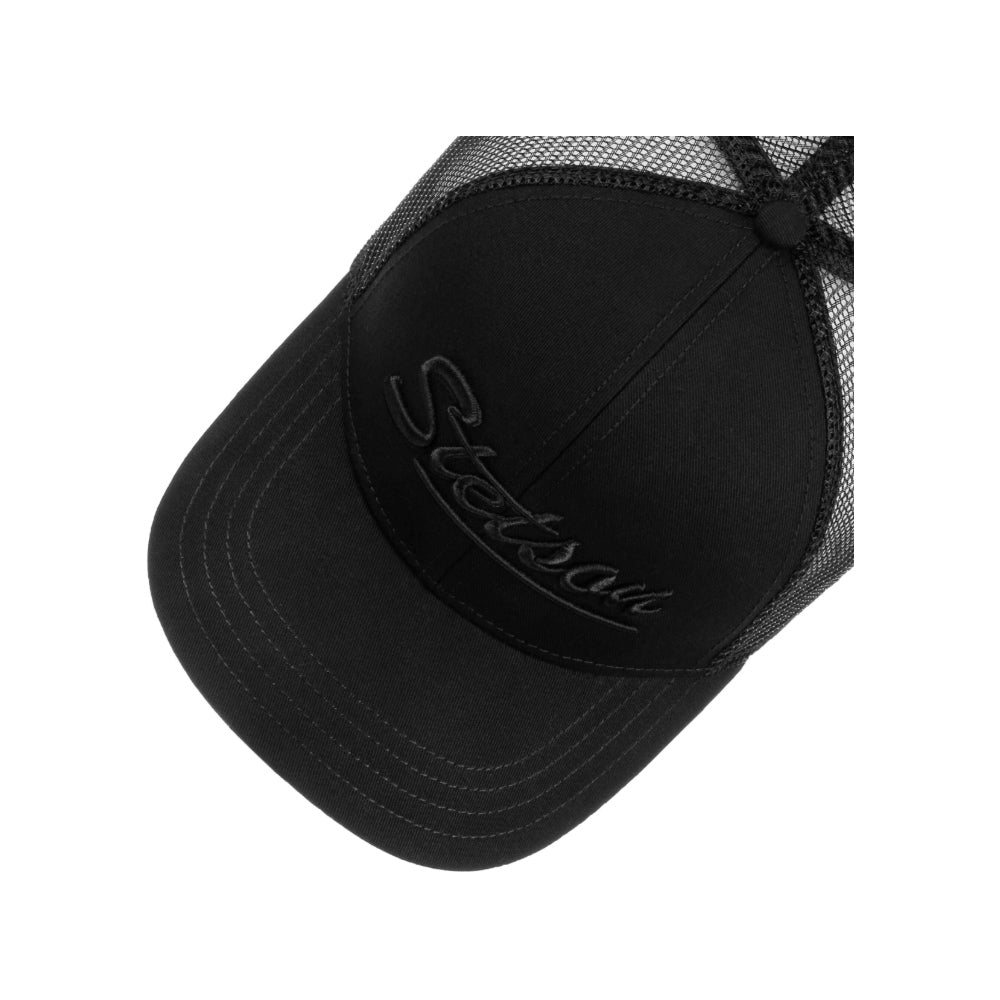 Stetson - Monochrome Trucker Cap - Black