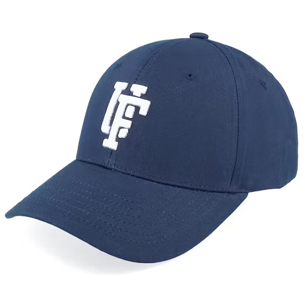 Upfront - Spinback Low Crown Baseball Cap - Navy/White