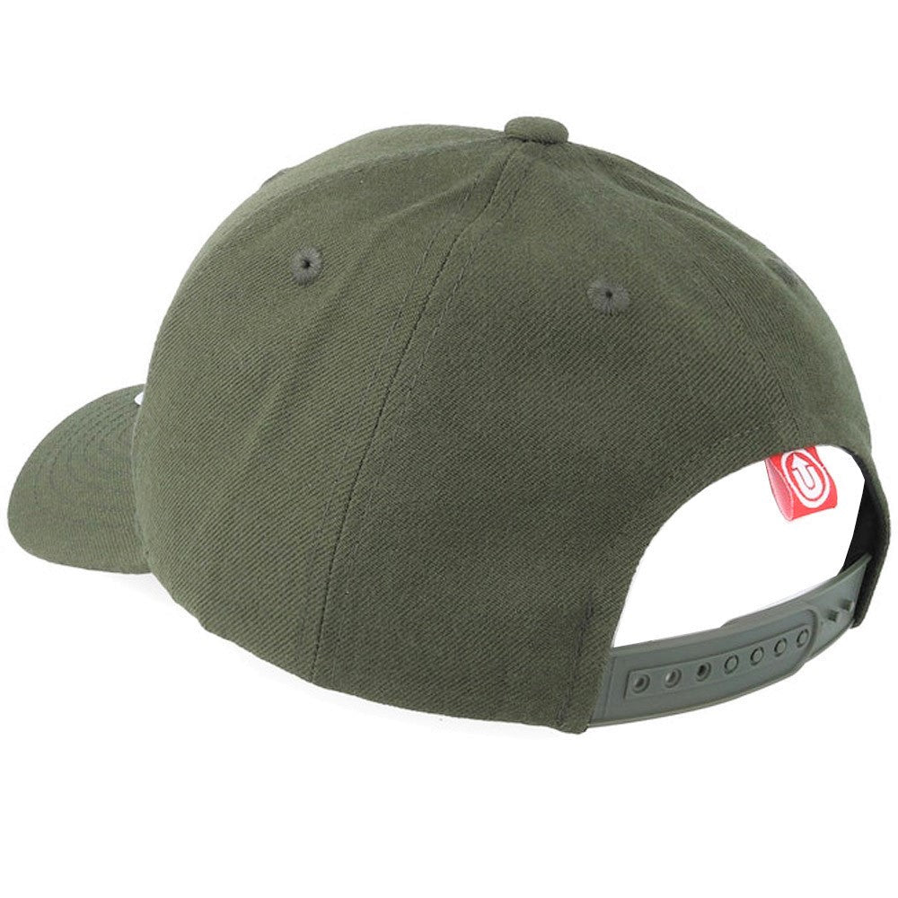 Upfront - Spinback Baseball Cap - Olive/Olive - capstore.dk