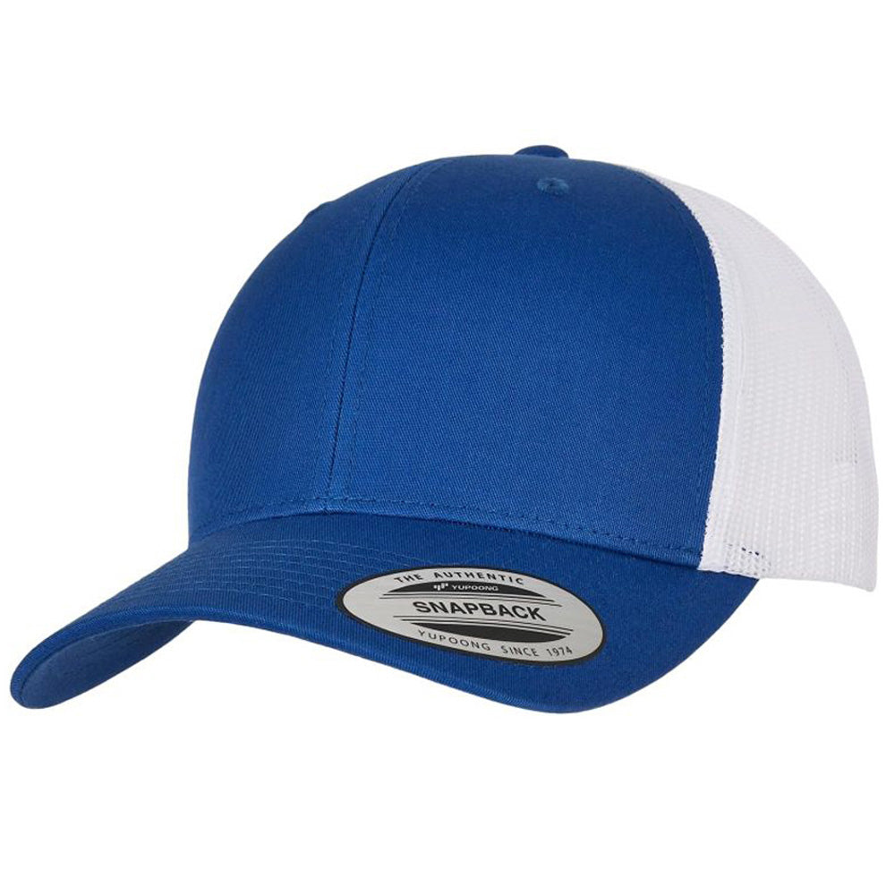 Yupoong - 6-Panel Retro Trucker Cap 2-Tone - Royal/White