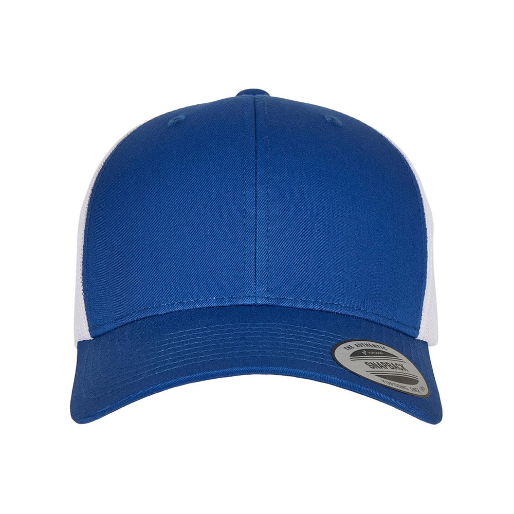 Yupoong - 6-Panel Retro Trucker Cap 2-Tone - Royal/White