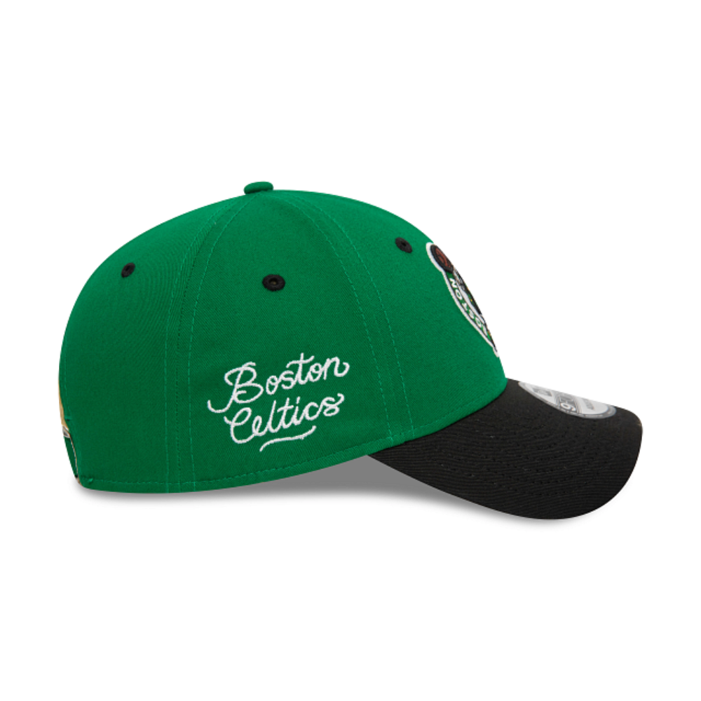 New Era - 9Forty NBA Side Patch Boston Celtics Cap - Green/Black