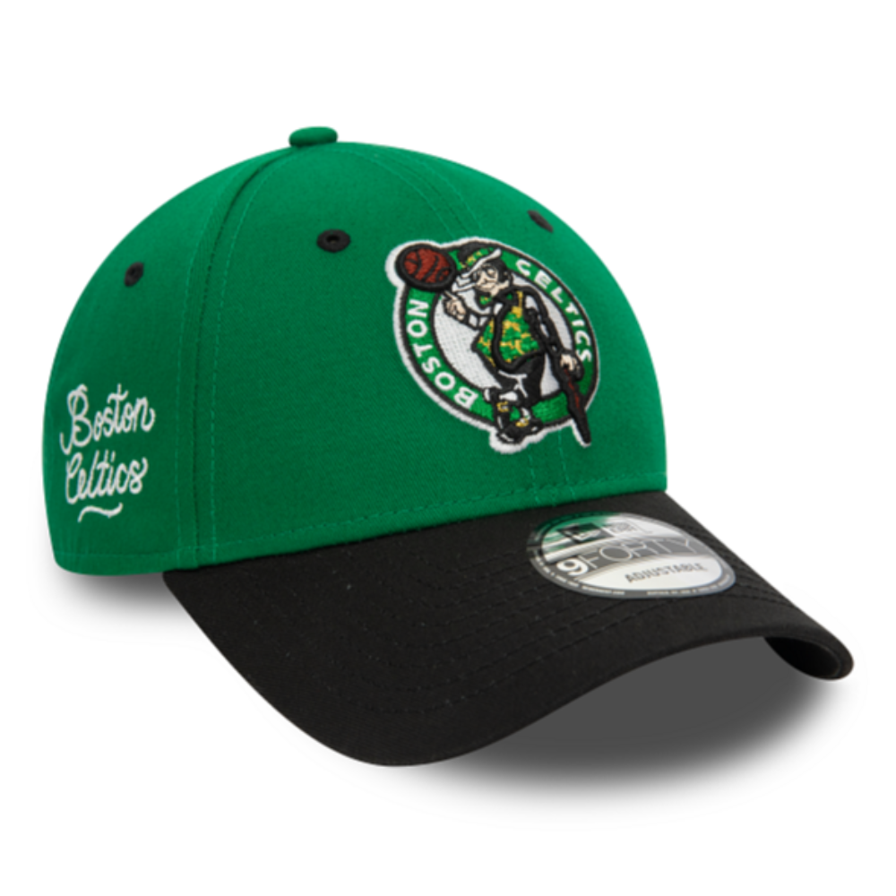 New Era - 9Forty NBA Side Patch Boston Celtics Cap - Green/Black