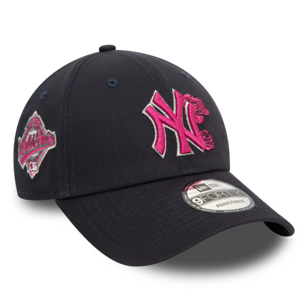 New Era - 9Forty Flower Icon New York Yankees Cap - Blue