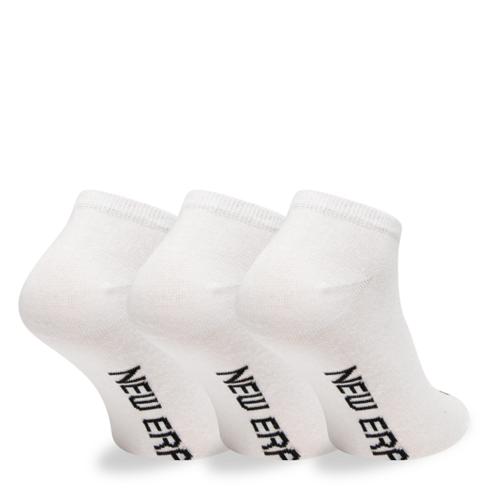 New Era - Flag Sneaker Socks 3-Pack - White