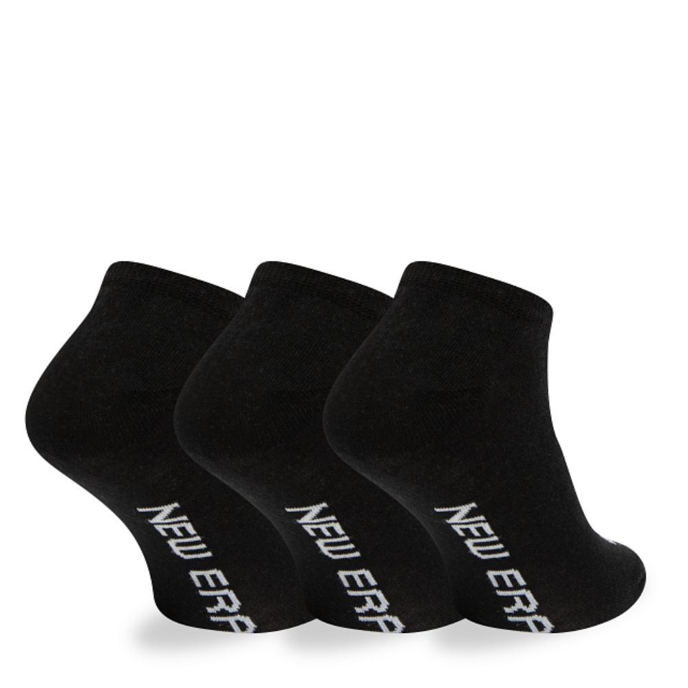 New Era - Flag Sneaker Socks 3-Pack - Black