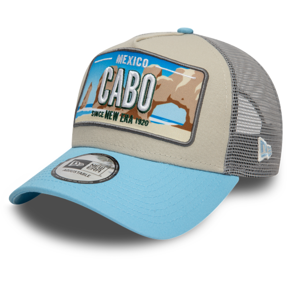 New Era - Cabo Patch Trucker Cap - Blue/Grey