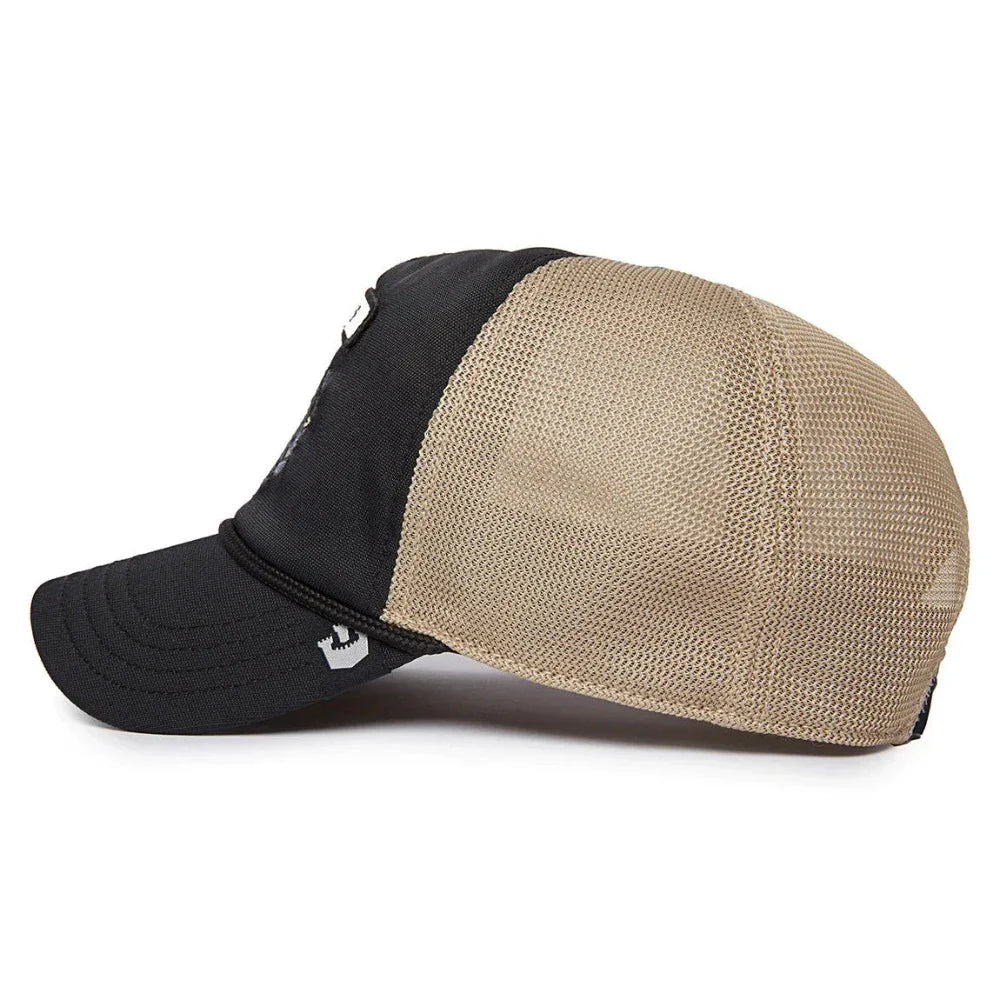 Goorin Bros - The Rocker GB2 Panther Trucker Cap - Black/Khaki