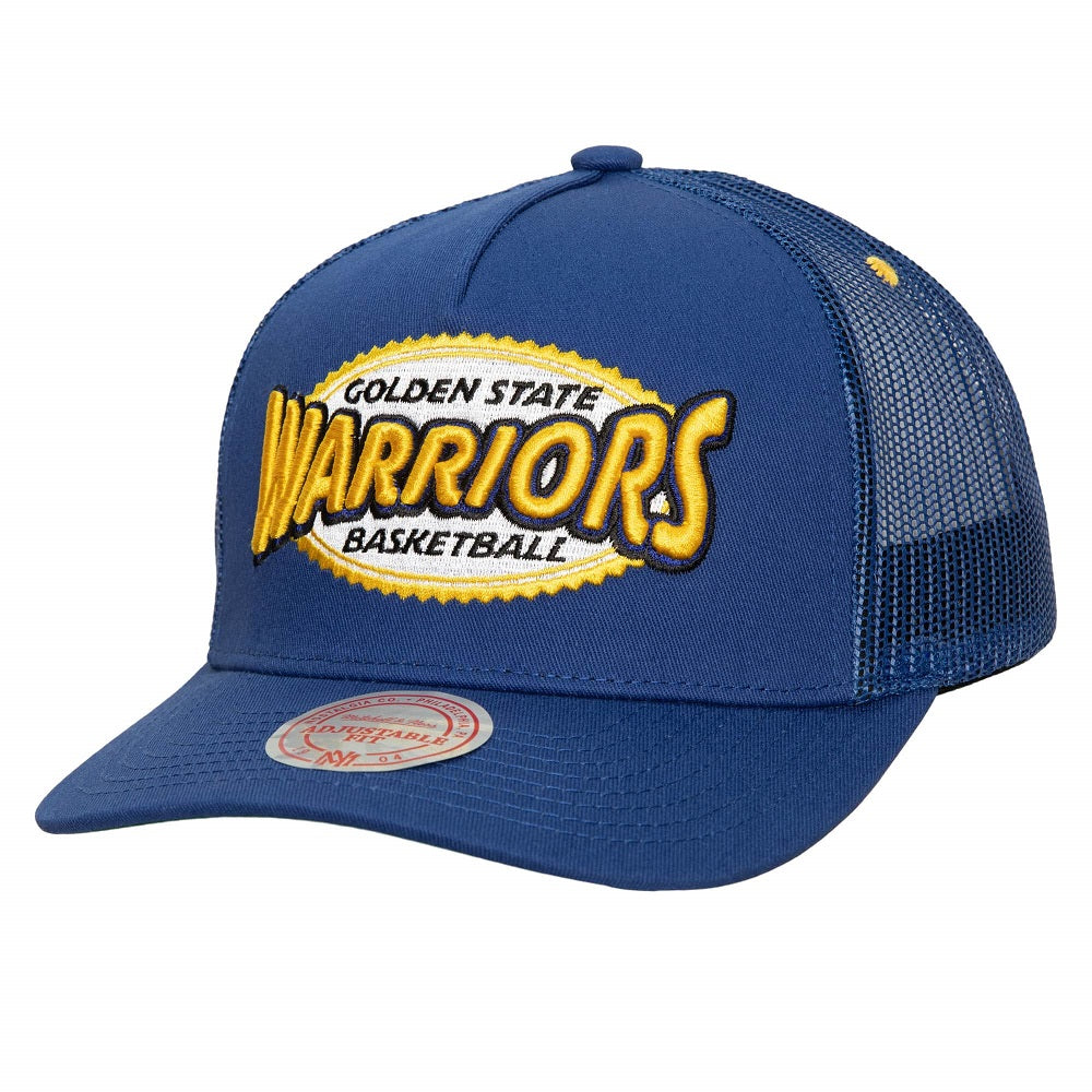 Mitchell & Ness - Golden State Warriors Trucker Cap - Blue