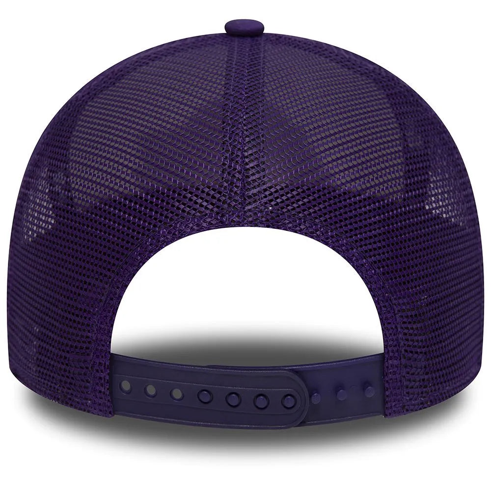 New Era - Team Colour Block Lakers Trucker Cap - Purple/White