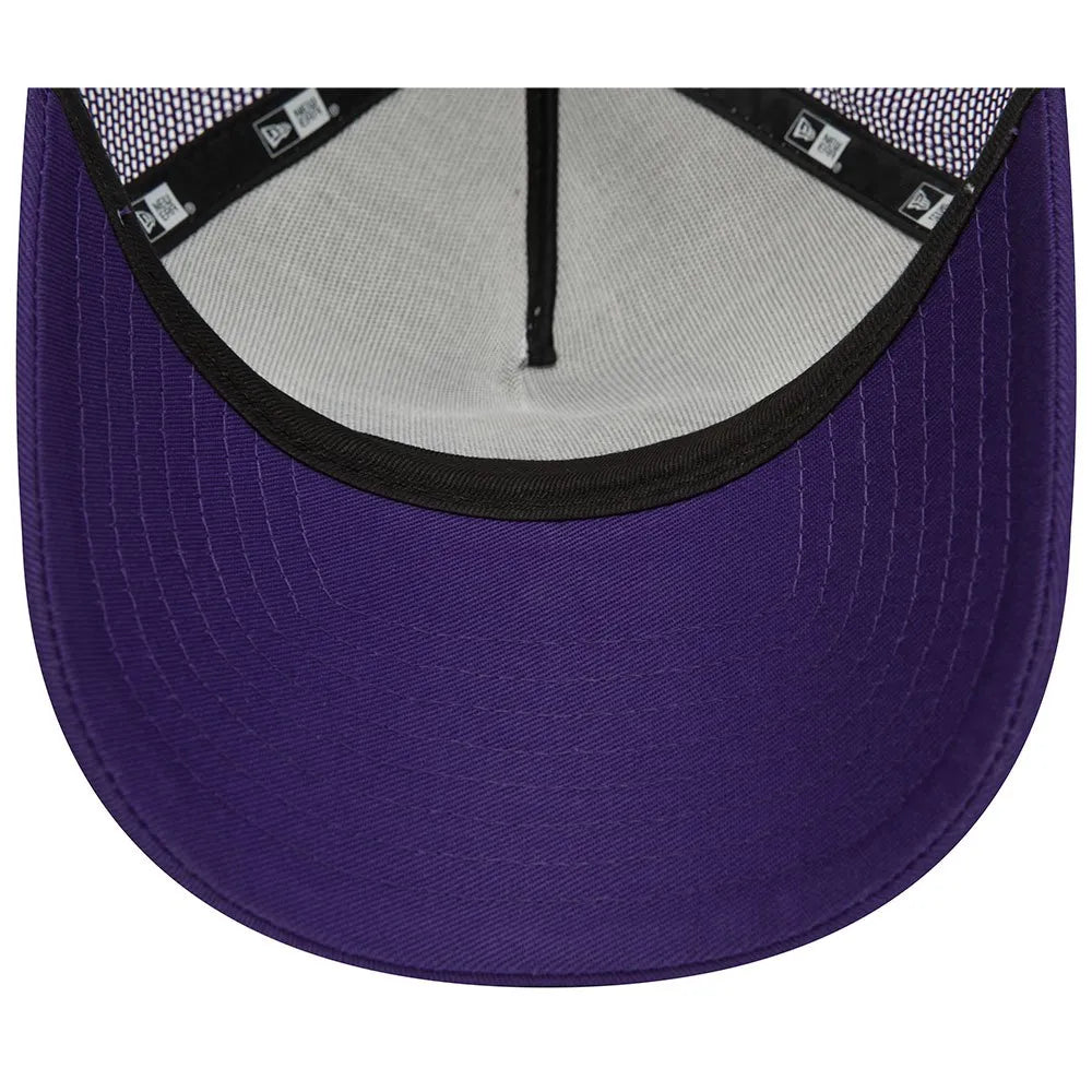 New Era - Team Colour Block Lakers Trucker Cap - Purple/White