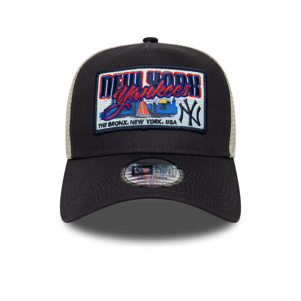 New Era - New York Yankees Patch Trucker Cap - Navy