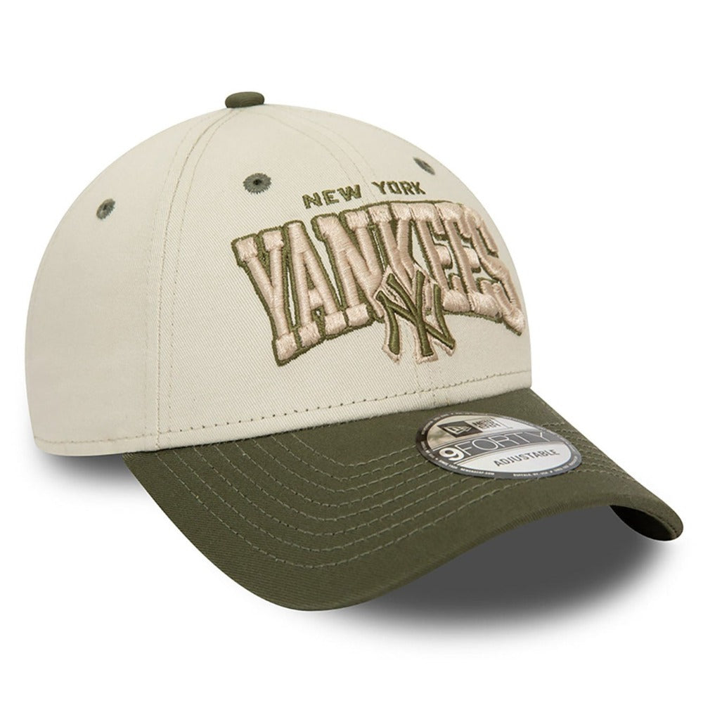 New Era - 9Forty New York Yankees White Crown - Ivory