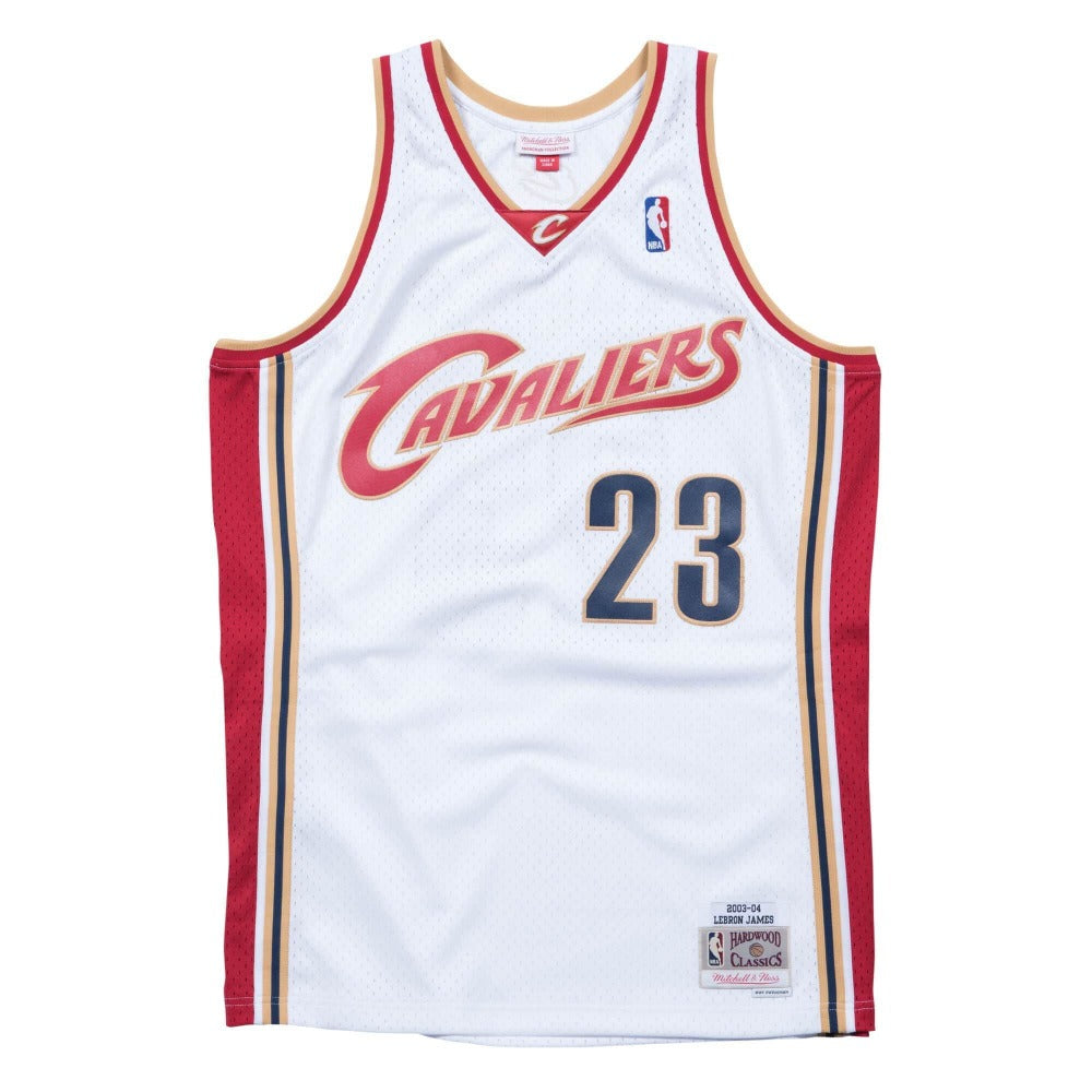 Mitchell & Ness - Cleveland Cavaliers Lebron James NBA Swingman Jersey - White
