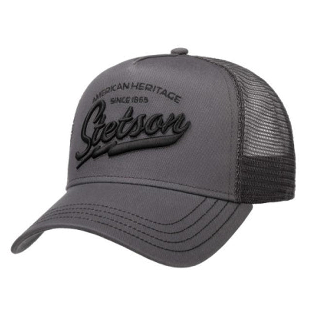 Stetson - American Heritage Classic Kids Trucker Cap - Grey