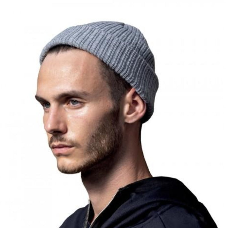 Atlantis - Docker Beanie - H. Grey Melange - capstore.dk