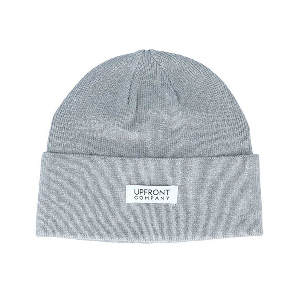 Upfront - Serious Fold Beanie - Heather Grey - capstore.dk