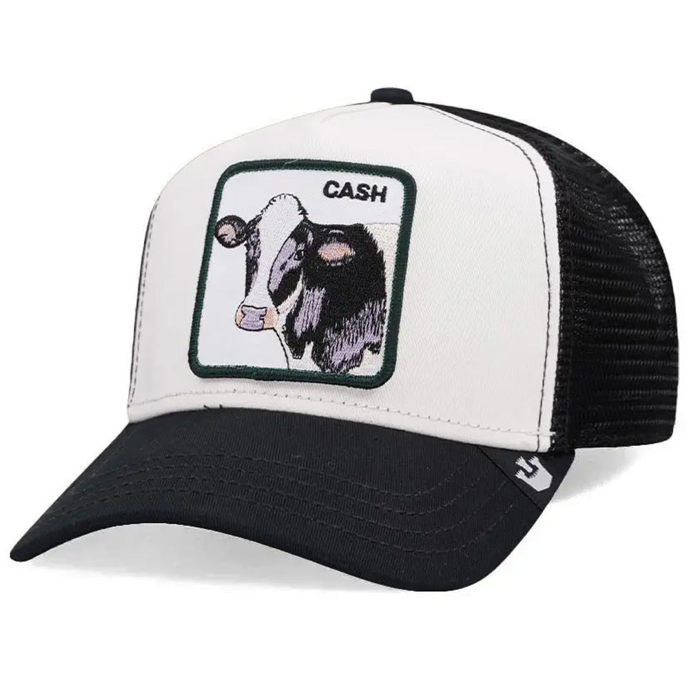 Goorin Bros - Cash Cow Trucker Cap - Black/White