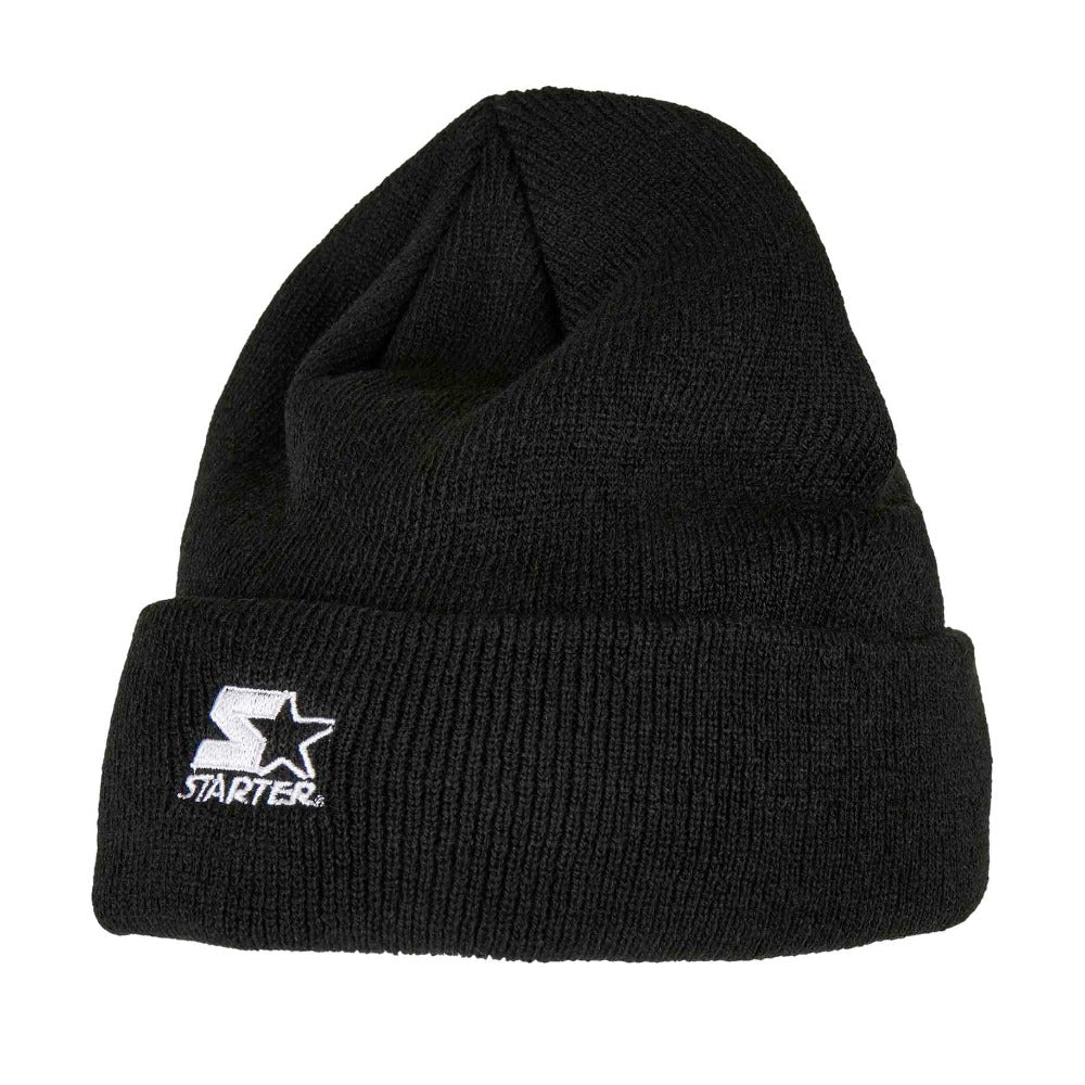 Starter - Fold Up Beanie - Black - capstore.dk