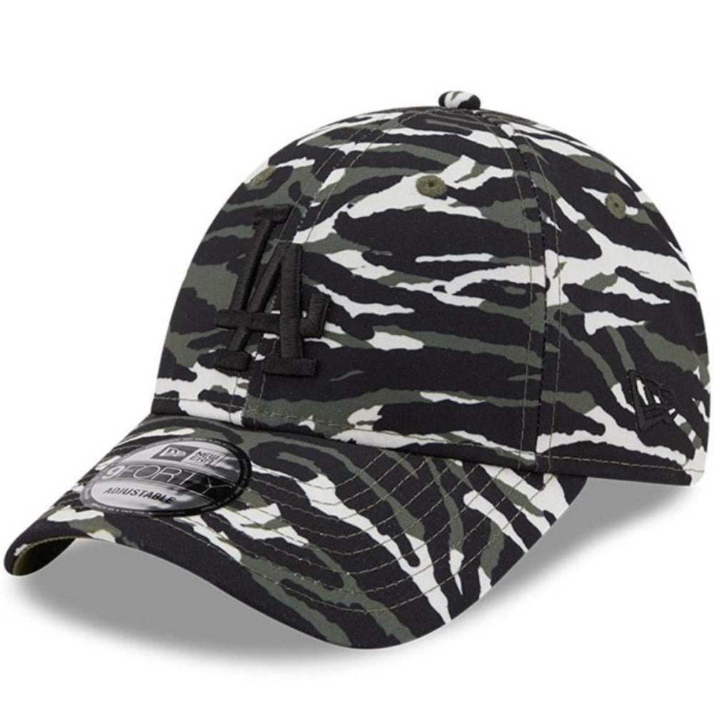 New Era - 9Forty Camo - Los Angeles Dodgers - Black/Army - capstore.dk